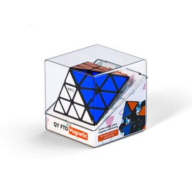XMDCuber QY Toys FTO Face Turning Octahedron Cube Speed Magnetic Octahedron Stickerless Version Speed Cube (Magnetic Version)