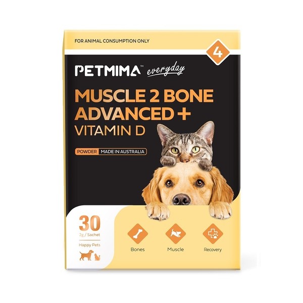 Petmima Muscle 2 Bone Advanced + Vitamin D Powder Sachets