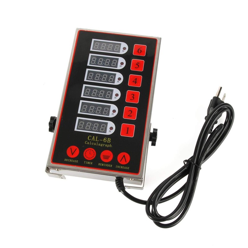 BEAMNOVA 6 Channel Digital Kitchen Timer Cooking Reminder Commercial Loud