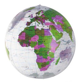 HAB GUT (&EB001) Inflatable Globe (of proven quality) Beach Ball, Phthalate-Free, diameter 30 CM