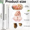 Long Steel Nail File for Onychomycosis, Double-Sided Toenail Lifter, Corner