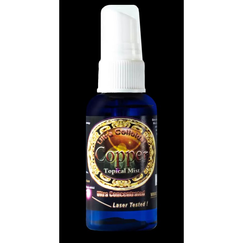 Silver Mountain Minerals Ultra Pure Colloidal Copper Spray 100 ppm