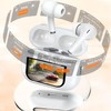 Auriculares Inalámbricos Bluetooth con Cancelación de Ruido, Blancos, Control Táctil,
