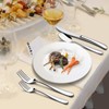 LIANYU Heavy Duty Silverware Cutlery Set, 20-Piece Stainless Steel Flatware