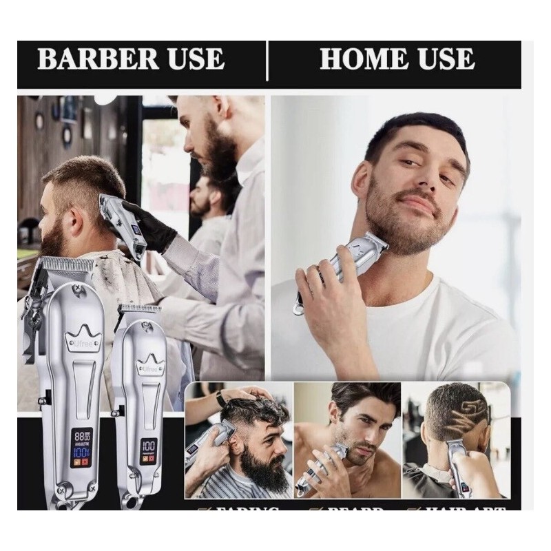 Ufree Professional Hair Clippers & T Blade Trimmer Cordless Full