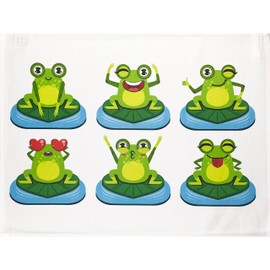 Half a Donkey It’s a Frogs Life Large Cotton Tea Towel