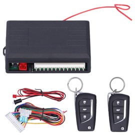 Universal Car Remote Central Kit, Auto Remote Door Lock Keyless Entry System Universal Control Central Locking Kit for 12V Car