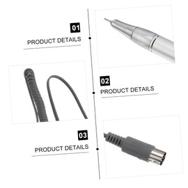 SAFIGLE Professional Electric Nail Drill Handpiece for Model Manicure Machine Lightweight Low Noise Durable Nail Accessories for Easy Operation