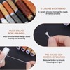 45PCS Leather Sewing Kit with Wooden Handle Awl Tool, Speedy