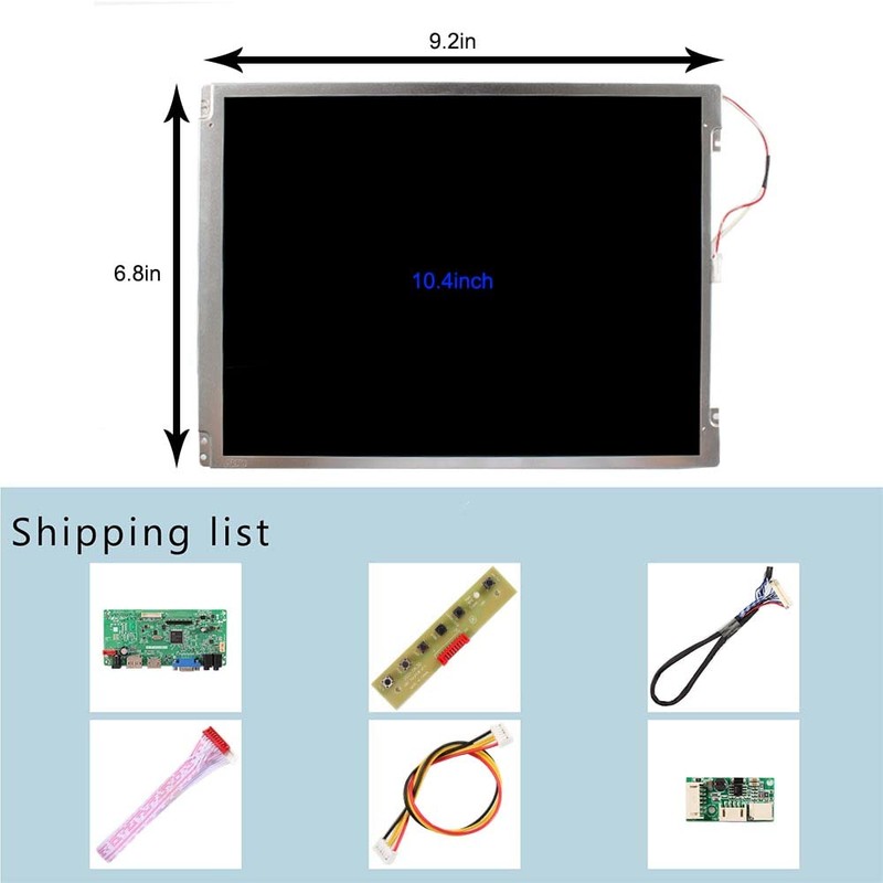 FanyiTek 10.4 inch 800x600 4:3 TFT LCD Screen and DP