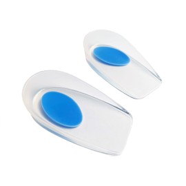 Kids Silicone Heel Cups-Shock Absorbing Heel Cups for Kid's with Sensitive Heels, Heel Spurs, Plantar Fasciitis, or Ankle Pain (M Little Kids 2-3.5)