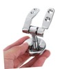 PENIKOKO Zinc Alloy Toilet Seat Hinges Set with Screws Soft