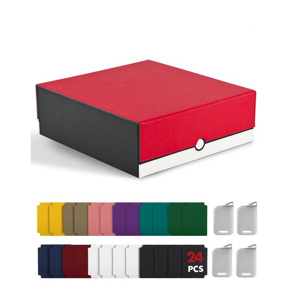 ZLCA Card Storage Box for MTG PTCG, Commander Deck Box