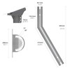 Starlink Gen 3 Wall Mount Kit Adjustable Include Pipe Adapter