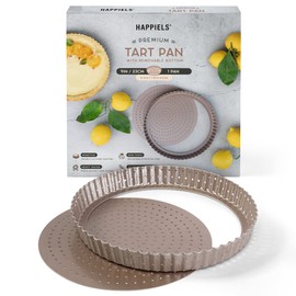 HAPPIELS Non-Toxic Nonstick Madeleine Pan 12-Well 2-Pack (24 wells) | Large Madeleine Cookies Mold for Baking | Non Stick Shell Shape Cookies Pan 24-well