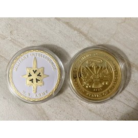 MI MILITARY INTELLIGENCE Challenge Coin Intell Special Agent USA Army