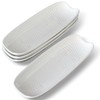 Cinf Ceramic Corn Cob Holders 8.8" Corn Dishes Set of