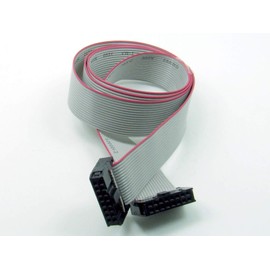 PQMEGA 1 pcs. x IDC Cable 16 way 70cm 2.54mm Connector Ribbon cable #A1317