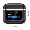 V8 Wireless BT Headset LCD Full Color Smart Display Touch