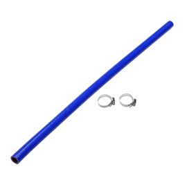ACROPIX 22mm 0.85" Straight Coupler Silicone Hose 4-Ply Reinforced Thickness 1000mm 40inch Length for Turbo Intercooler Intake Rubber Hose Air Intake Intercooler Piping Tube Blue