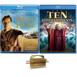 The Definitive Charlton Heston BluRay Collection: The Ten Commandments & Ben Hur + Including Bonus Art Card