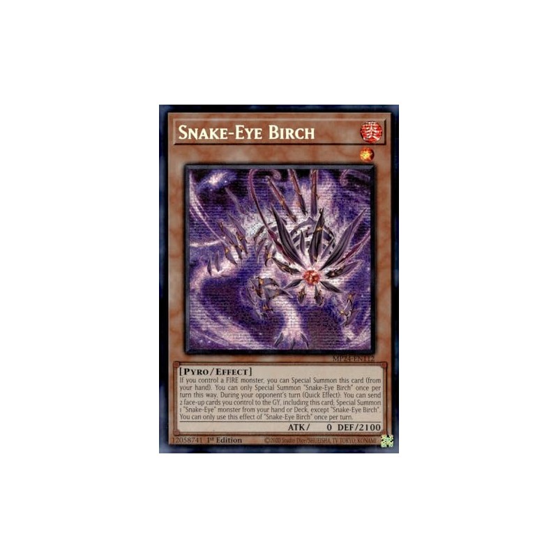 Snake-Eye Birch - MP24-EN112 - Prismatic Secret Rare - 1st