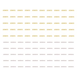 100pcs Adhesive Eyebrow Ruler Disposable Eyebrow Ruler Stencils Eyebrow Guide Measuring Stickers