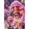 QENSPE 5D Diamond Painting Kits, Mushrooms Diamond Art Kits for