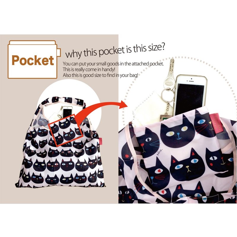 [プレーリードッグ] DESIGNERS JAPAN エコバッグ イエロー折りたたみ ショッピングバッグ 2way DJQ-10918-PO