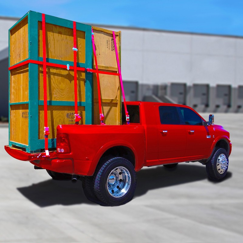 SNAPLOCS E-STRAP 2"x12' RATCHET (USA!) with Hook & Loop Storage