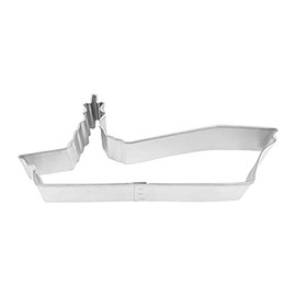 Military Aircraft Carrier Ship 4.75 Inch Cookie Cutter from The Cookie Cutter Shop – Tin Plated Steel