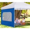 COOSHADE Instant SunWall 8x8 SideWall for Pop up Canopy Tent,