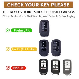 LBYHZS 2 Pcs Funda de Silicona para Llave Honda 2023, Funda Llave CR-V, Accord, Civic, Pilot, Passport, 5 Botones, Funda Protectora Llave Honda de Caucho, Protección Completa 360° (A - Negro)