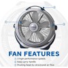 Lasko Wind Machine 20" Air Circulator, Black Wind 20