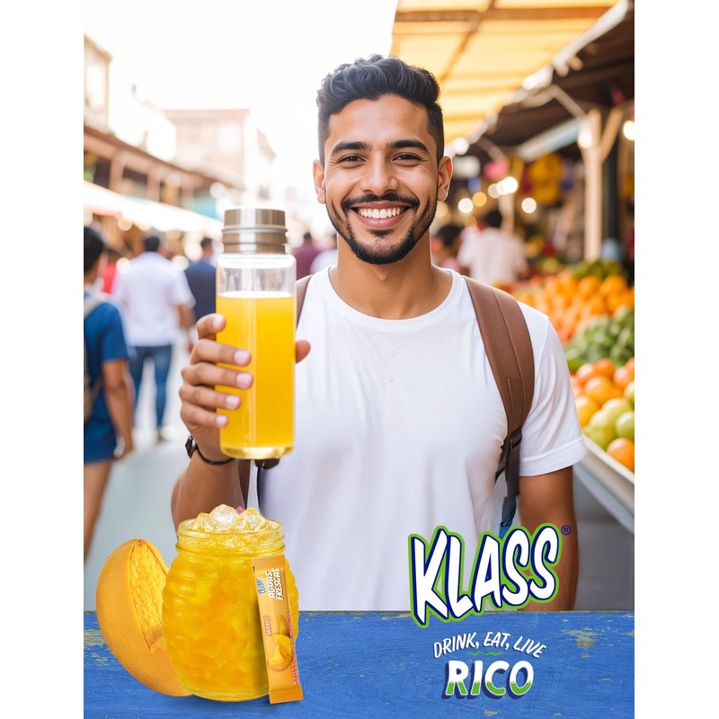 Klass Aguas Frescas | Drink Mix Variety Pack |Mango Flavored