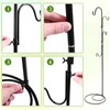 JaGely 1 Pcs Adjustable Shepherds Hook for Outdoor Heavy Duty