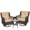 ATR ART TO REAL Outdoor Side Table, Indoor Outdoor Tempered