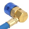 Car R134A Air Conditioning Coolant Hose Pressure Gauge 0‑250psi Fluoridize
