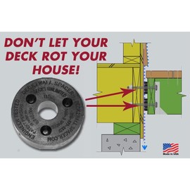 Deck2Wall D2W38-10PK Deck2Wall Spacer 2" X 1/2" Thick 10 Per Pack