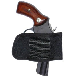 Compact Belt Slide Gun Concealment Holster for Concealed Carry | | On The Belt Conceal Carry Holsters | Fits Glock, S&W, Ruger, 1911 | Made in USA | Active Pro Gear (22-42: Small Revolvers, Right)