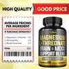 210 Capsules - Magnesium L-Threonate Supplement with L-Theanine, Ashwagandha Root,