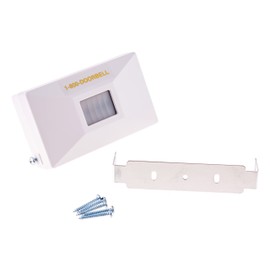 Compact Door Alarm with 16ft X 12ft Detection Area, 70dB Volume - 9V Battery Operated Alarm for Smaller Stores
