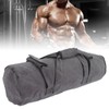 Adjustable Fitness Sandbags Canvas WeightBearing Training Bag for Garden Training(Gray
