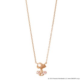 The Kiss PN-SN512CB Peanuts Snoopy Women's Necklace Silver, Cubic Zirconia