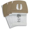 Dirt Devil Genuine Style F Canister Vacuum Bags,WHITE,3 Bag sac