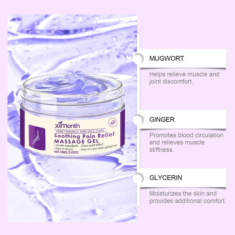 XIMONTH Body Care massage Gel purple gel for daily care,