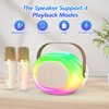 MEGUO Karaoke Machine for Kids Adults,Portable Bluetooth Speaker with Two
