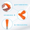 PATIKIL Soft Rubber Arrowhead, 10 Pcs Safety Archery Arrow Tips