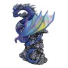 Ryvthys Air Elemental Blue Wind Rainbow Winged Dragon On Lightning