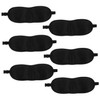 Beavorty 6pcs Eye Mask Blackout Sleeping Masks for Men Women